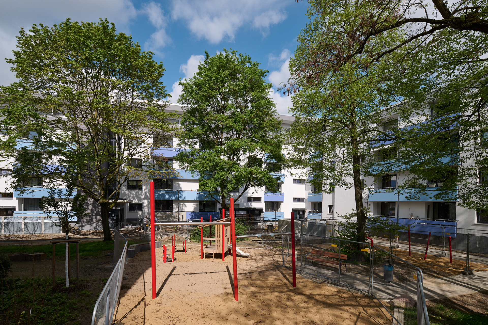 Ein Spielplatz in der Kannebäckersiedlung